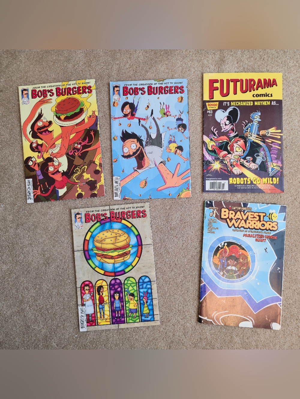 Bob's Burgers published by Dynamite Entertainment, Futurama Comics